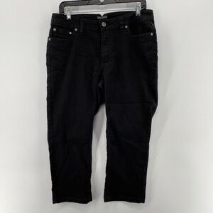 Suko Jeans  Shorts Women's Size 12  Black Pockets Front Button Zip Closure